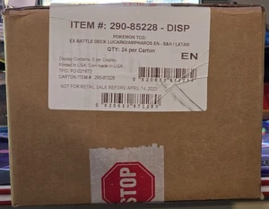 Pokemon Schwert & Schild Lucario/Ampharos Ex Battle Deck Case **FACTORY SEALED** - Bild 1 von 7