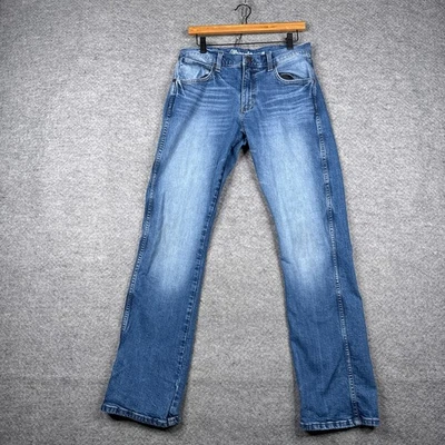 Wrangler Retro Mens Jeans 31x34 (32x32) Blue Slim Boot Denim Western Cowboy - Image 1 of 4