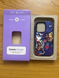 Coque téléphone artistique Casely iPhone 14 Pro Frida Kahlo MagSafe - Photo 1 sur 4
