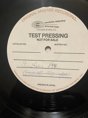 FRANK SINATRA MFSL TEST PRESSING WHERE ARE YOU LP  Japanese VIRGIN VINYL - Image 1 of 4