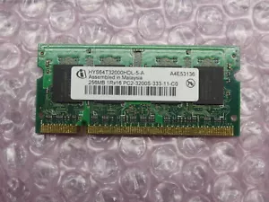 Infineon 256MB PC2-3200S-333-11-C0 Memory RAM HYS54T32000HDL-5-A - Picture 1 of 3