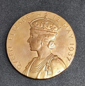 Medaglia Queen Elizabeth George VI Crowned 12 May 1937 - SPL - Bild 1 von 4