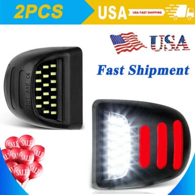 LED License Plate Light for Chevy Tahoe for Sierra 1500 2500 Silverado Suburban - Image 1 of 4