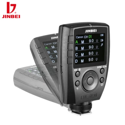 JINBEI TR-Q7II TTL HSS High-Speed Flash Trigger Transmitter for Canon Nikon Fuji - Image 1 of 4