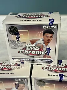 Scatola MEGA MONSTER BASKET 2023-24 Topps Chrome - Disponibile lotto IN MANO - Foto 1 di 4