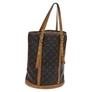 Borsa a tracolla Louis Vuitton Monogram Bucket GM M42236 LV originale bs24184 - Foto 1 di 22