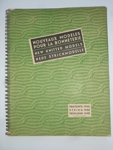 NEW KNITTED MODELS No. 1939/3 - Style book for the fashion industry - Picture 1 of 24