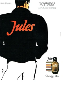 advertising 0423 1980 Jules novel line men Dior René Gruau - Picture 1 of 1
