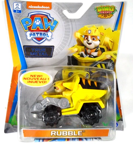 Nickelodeon Paw Patrol True Metal Rubble Dino Rescue Cover
