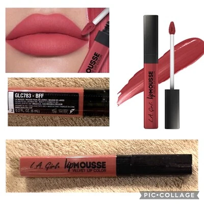 Mousse de labios LA Girl color de labios terciopelo - #GLC783 BFF - 0,2 fl oz - sellado Foto 1 de 3