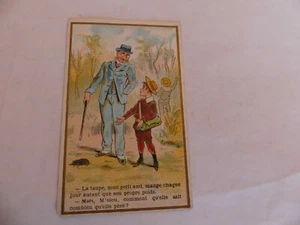 CHROMO IMAGE BLAGUE LA TAUPE - Imagen 1 de 1