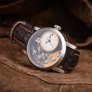 Reloj ETA 2671 Tío Scrooge Mecánico Grabado Suizo 2025 Resistente al Agua - Imagen 1 de 11