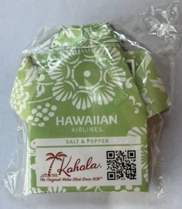HAWAIIAN AIRLINES ~ "KAHALA" THE ORIGINAL ALOHA SHIRT ~ 4 SALT & PEPPER PACKETS - Picture 1 of 6