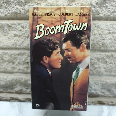 Boom Town (VHS, 1990) Clark Gable Spencer Tracy - Image 1 of 4