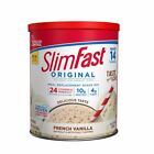 SlimFast Original Meal Replacement Shake Powder, French Vanilla, 12.83 Oz, 14