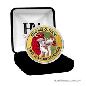 MLB 2022 Shohei Otani 100th Home Run Commemorative Gold Coin JAPAN Limited Rare - Picture 1 of 4
