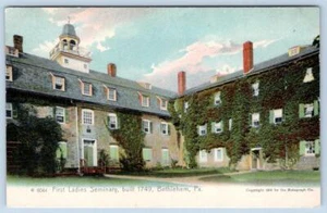1905 ROTÓGRAFO PRIMERAS DAMAS SEMINARIO BETHLEHEM PENNSYLVANIA PA POSTAL - Imagen 1 de 2