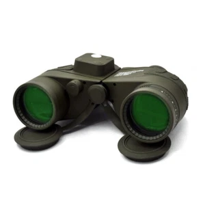 Rangefinder 10X50 binoculars Compass green Waterproof Hunting Bird Watching - Picture 1 of 7