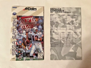 *Manual Only* NFL Quarterback Club 97 Football Sega Saturn **w/ Insert** OEM - Picture 1 of 4