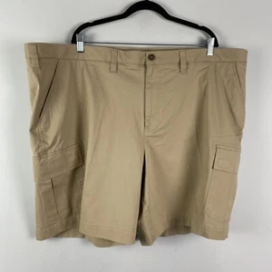 Croft & Barrow The Classic Cargo Shorts Mens 52 Beige Pockets Stretch - Picture 1 of 12