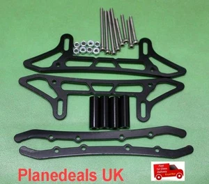 CHASSIS GUARD PLATE AXIAL SCX10 RC CRAWLER Black H4 v - Picture 1 of 2
