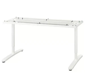 Ikea Bekant Untergestell für Tischplatte weiß 902.553.27, 140x60 cm - Bild 1 von 4