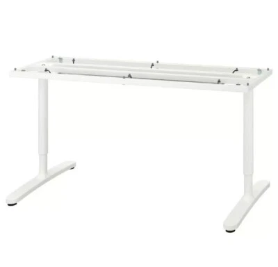 IKEA Bekant Underframe for Table Top White 902.553.27, 140x60 cm - Image 1 of 4