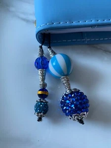 Traveler's notebook Journal Planner Beaded book thong/ bookmark charms - Imagen 1 de 2