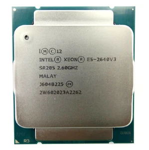 Intel Xeon E5-2640 V3 CPU 8-Core 2.6GHz SR205 20MB 90W LGA 2011-3 Processor 16 T - Picture 1 of 4