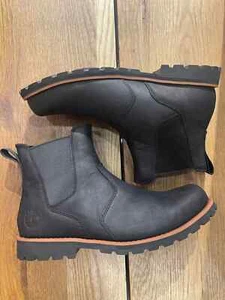 TIMBERLAND MEN'S ATTLEBORO CHELSEA BLACK FULL GRAIN A624N ALL SIZES - Picture 1 of 11