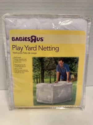 Babies R нас играть двор сетки мягкий тонкий сетки, белый, эластичный, новый  - Изображение 1 из 2