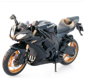 MAISTO 1:12 Kawasaki Ninja ZX 10R BLACK MOTORCYCLE BIKE DIECAST MODEL Toy IN BOX - Picture 1 of 2