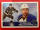 2011-12 Autocollants Panini Blues Hockey Card #321 Andy McDonald