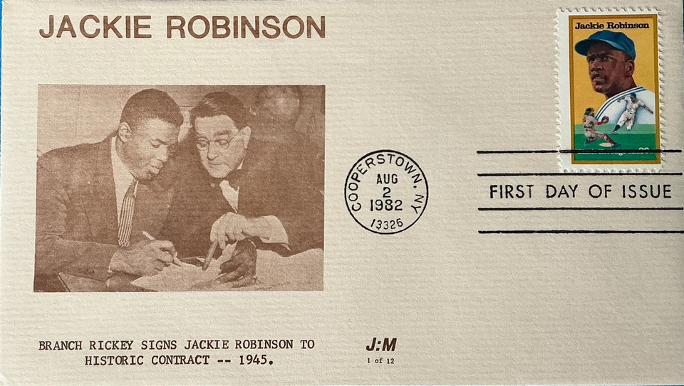 J:M 2016 Jackie Robinson Brooklyn Dodgers Jackie Robinson Baseball Blanch Rickey - Image 1 of 1