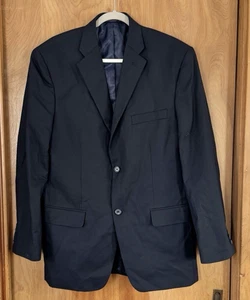John Bartlett Men's Navy Blue Single Breasted Sport Coat Blazer Size 42L NEW - Picture 1 of 4