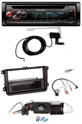 Pioneer DAB CD Lenkrad USB Bluetooth Autoradio für VW Passat Polo Scirocco Shara - Bild 1 von 4