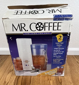 The  Iced Tea Pot By Mr. Coffee TM12P Imcludes Extra 2 Qt Pitcher - Picture 1 of 7