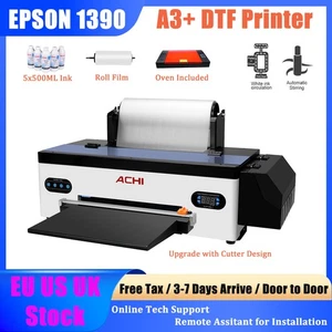 A3+ DTF Printer Direct to Film T-shirt Flatbed Heat Transfer EPSON1390 & Oven EU - Picture 1 of 18