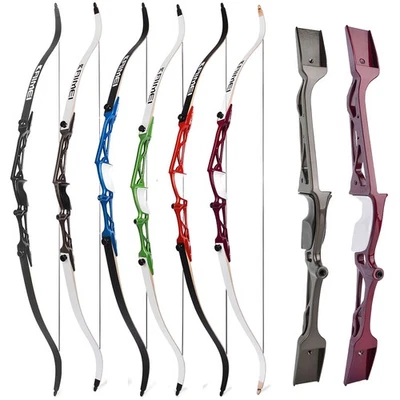 Archery Recurve Bow 12-40lbs 66" 68'' 70'' Takedown Aluminum Hunting Target - Image 1 of 4