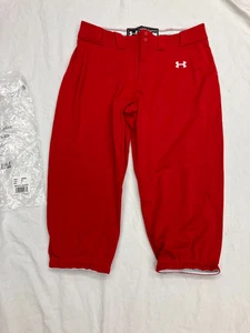 Under Armour Softball Pants Women's BLACK New with Tags L LARGE - Picture 1 of 12