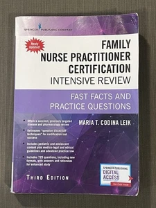 Family Nurse Practitioner Certification Intensive Review 3rd Used Code - Imagen 1 de 2