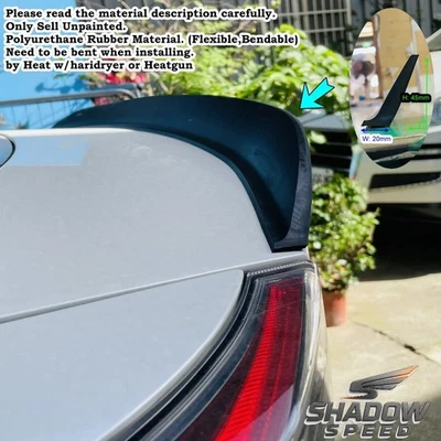 SpX 240S porta-malas traseiro porta-malas spoiler asa se encaixa 2007~2012 Nissan Sentra B16 Sedan - Imagem 1 de 4