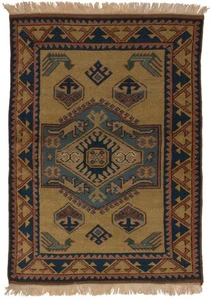Traditional Vintage Hand-Knotted Carpet 3'11" x 5'8" Wool Area Rug - Picture 1 of 2