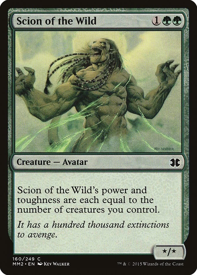 Scion of the Wild 160 LP Normal Modern Masters 2015 MTG EN - Image 1 of 1