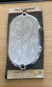 Chrome Flame Transmission Cover CS050172 - Picture 1 of 2
