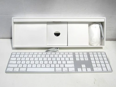 Apple A1243 Aluminum Wired Keyboard A1152 Wired Mouse Combo New - Image 1 of 4