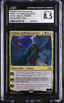 TAMIYO, FIELD RESEARCHER Eldritch Moon Foil Mythic CGC 8.5 MTG [Nostalgium] - Image 1 of 2