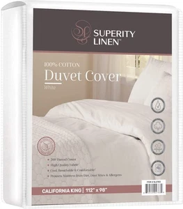 Duvet Cover California King Size - Soft, Comfortable, and Allergy Free - Prot... - Picture 1 of 8