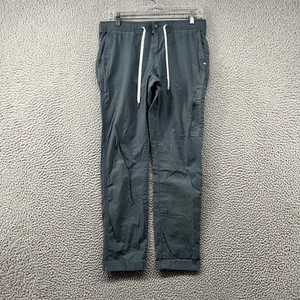 Vuori Duraterra Pants Mens Medium Grey Blue Ripstop Climbing Canvas Relaxed - Picture 1 of 12