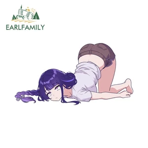 EARLFAMILY 5.1" Waifu Anime Girl Stickers Attractive Big AssTrunk Vinyl Decals - Picture 1 of 6